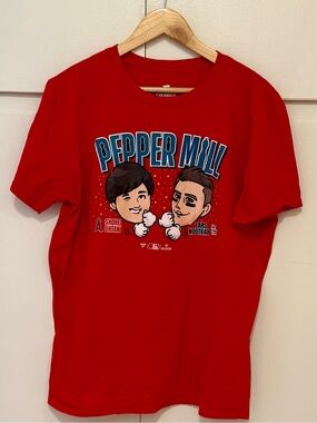 Fanatics Shohei Ohtani and Lars Nootbaar Team Japan Exclusive Red Pepper T-Shirt